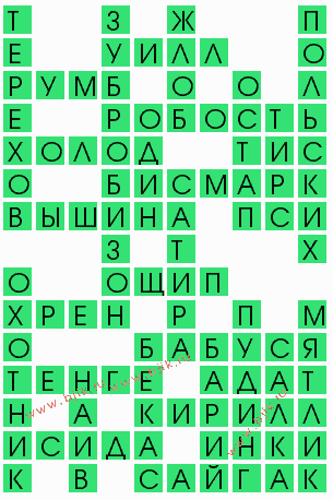 сканворд 9593