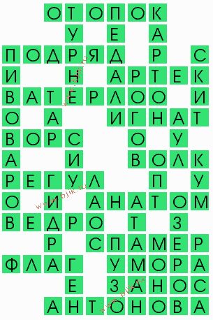 сканворд 9596