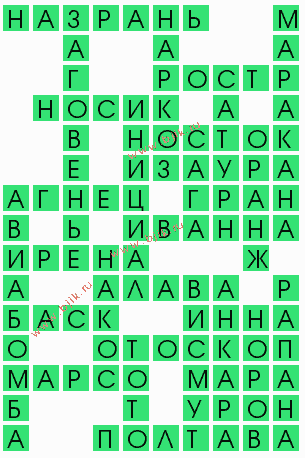 сканворд 9641