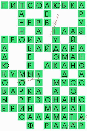 сканворд 9646