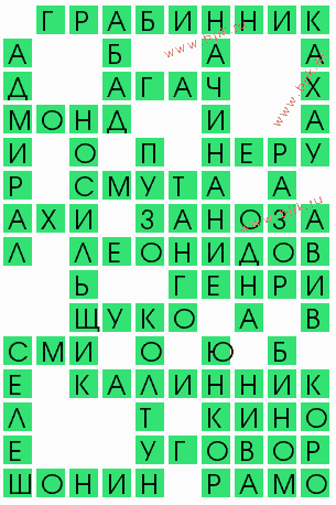 сканворд 9663