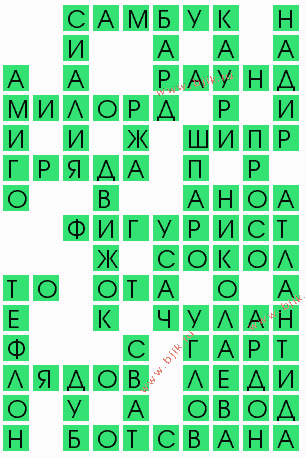 сканворд 9668
