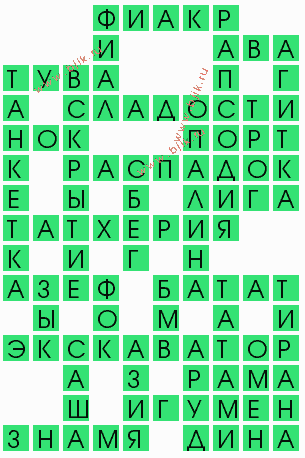 сканворд 9679
