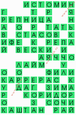 сканворд 9680