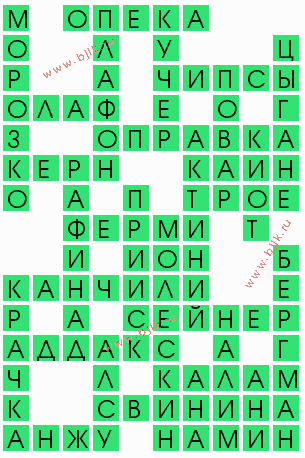 сканворд 9684
