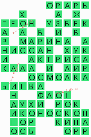 сканворд 9689
