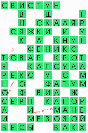 сканворд 9693
