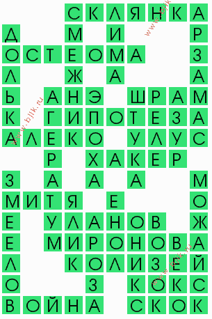 сканворд 9716