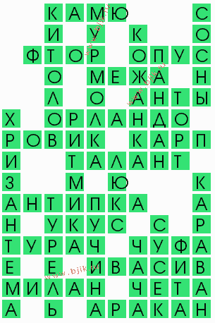 сканворд 9729