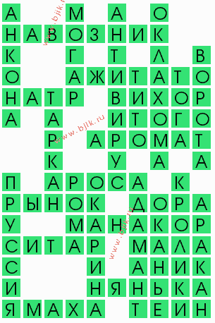 сканворд 9758