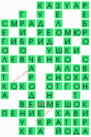 сканворд 9831