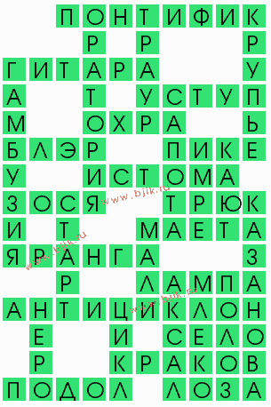 сканворд 9843