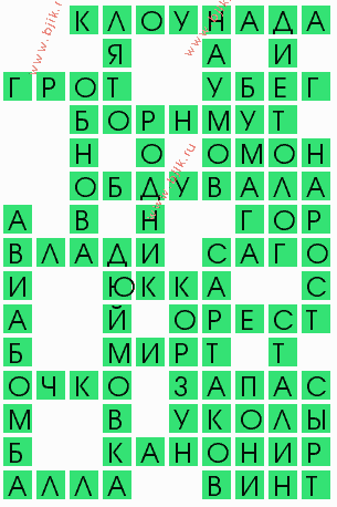 сканворд 9845