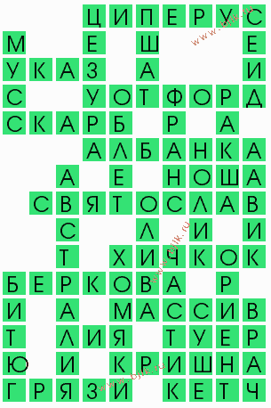 сканворд 9856
