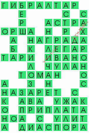 сканворд 9896