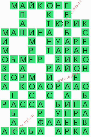 сканворд 9905