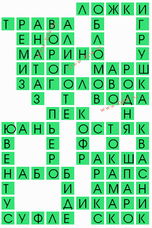 сканворд 9931