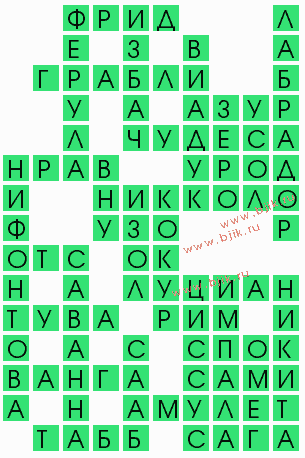 сканворд 9933