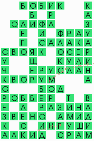 сканворд 9967