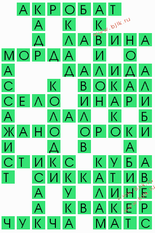 сканворд 10032