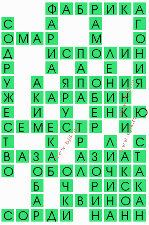 сканворд 10033