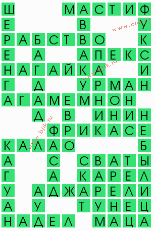 сканворд 10036