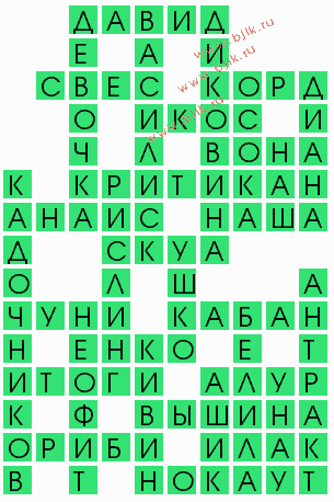 сканворд 10043