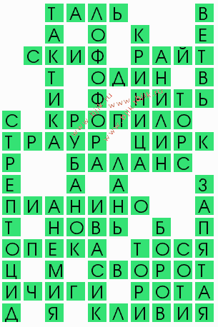 сканворд 10068