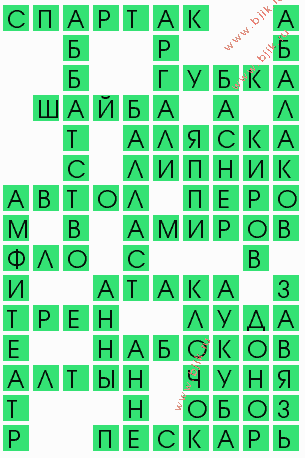 сканворд 10091