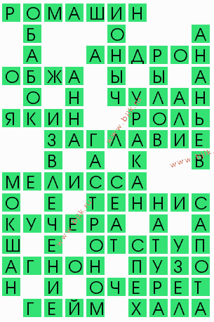 сканворд 10110