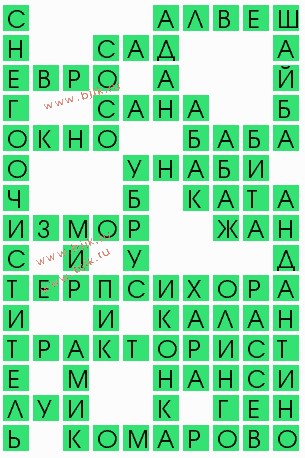 сканворд 10176