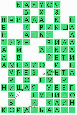 сканворд 10227