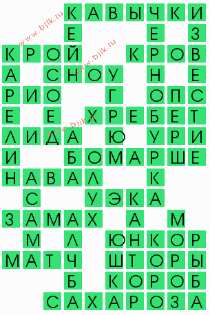 сканворд 10235
