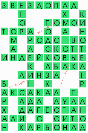сканворд 10239