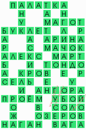 сканворд 10285