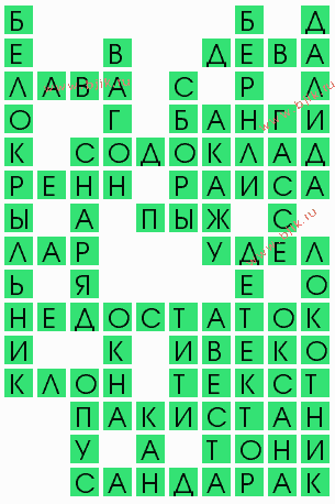 сканворд 10288
