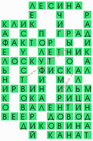 сканворд 10294