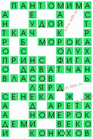 сканворд 10308