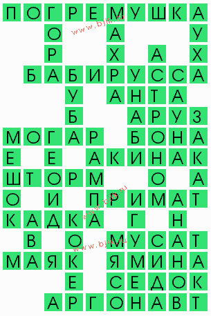 сканворд 10314