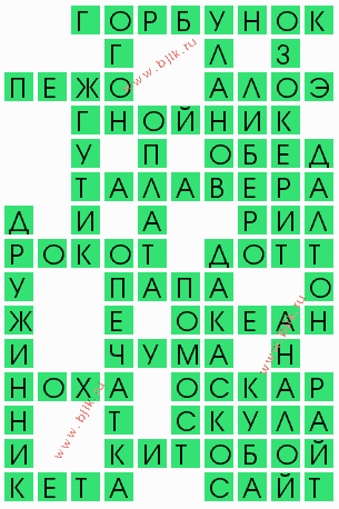 сканворд 10318