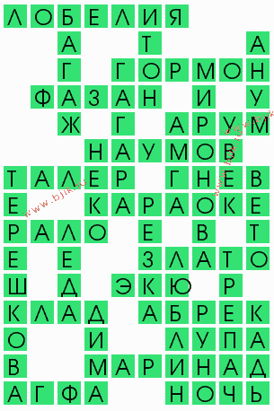 сканворд 10323