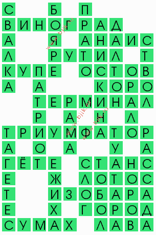 сканворд 10336