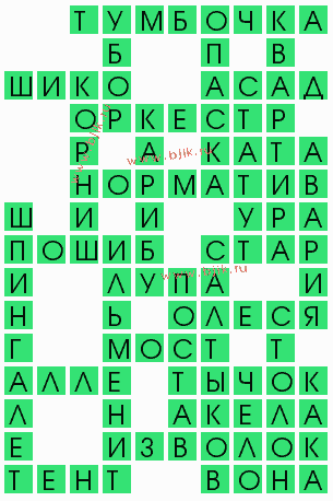 сканворд 10337