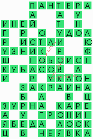 сканворд 10345