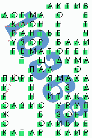 сканворд 10368