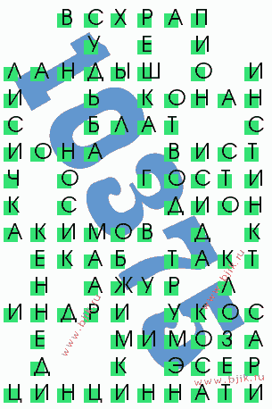 сканворд 10375