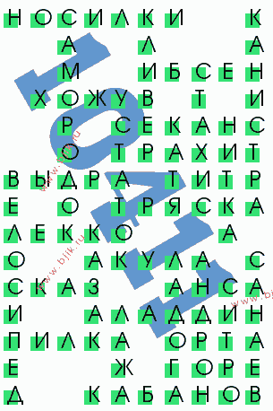 сканворд 10411