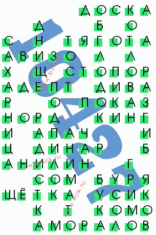 сканворд 10427