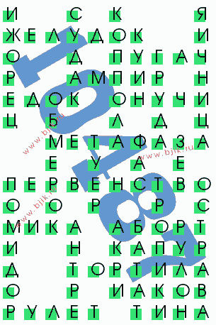 сканворд 10487