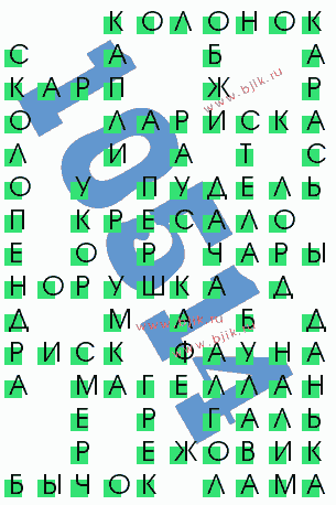 сканворд 10514